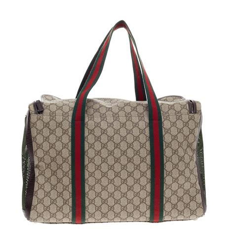 gucci pet accessories|Gucci pet carrier for sale.